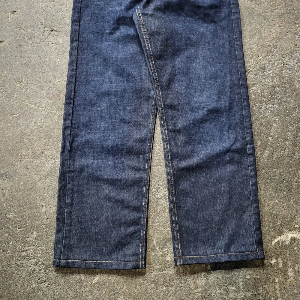 Hugo Boss Jeans Mens 30x28 Blue Alabama Dark Relaxed Straight Designer Tag 30x32